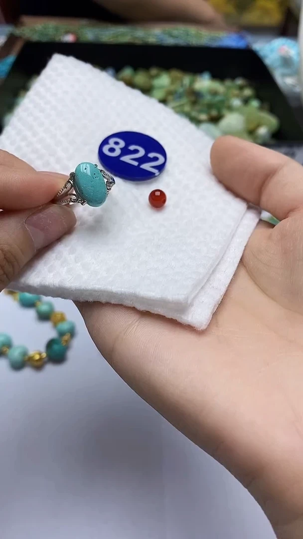 玛瑙/玉髓戒指未镶嵌822