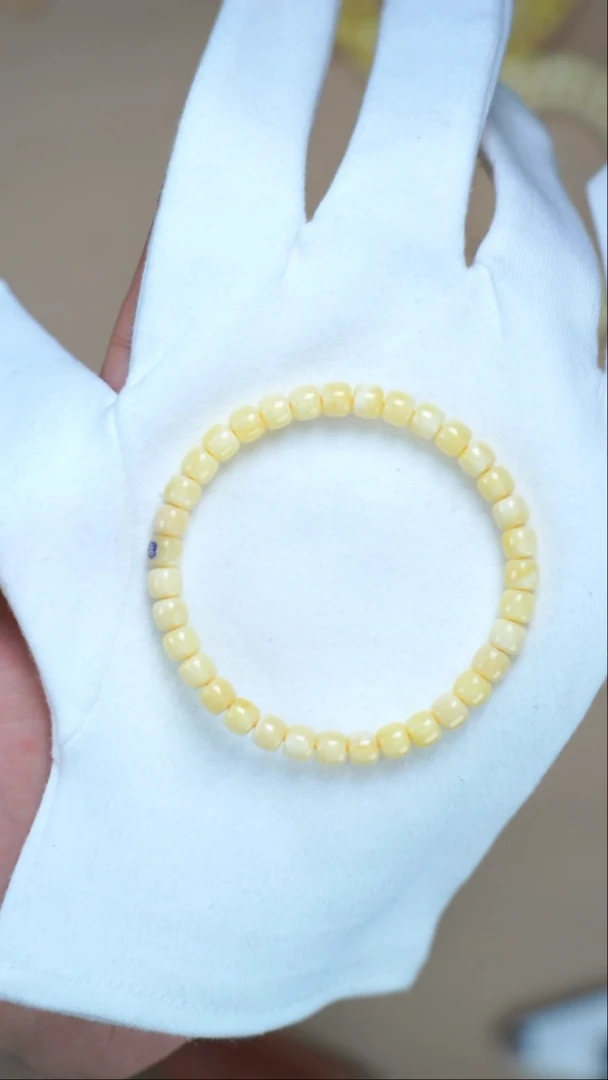 手链蜜蜡未镶嵌3054/6mm蓝标手串