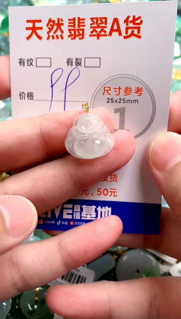 翡翠18K金镶嵌颈饰13003946