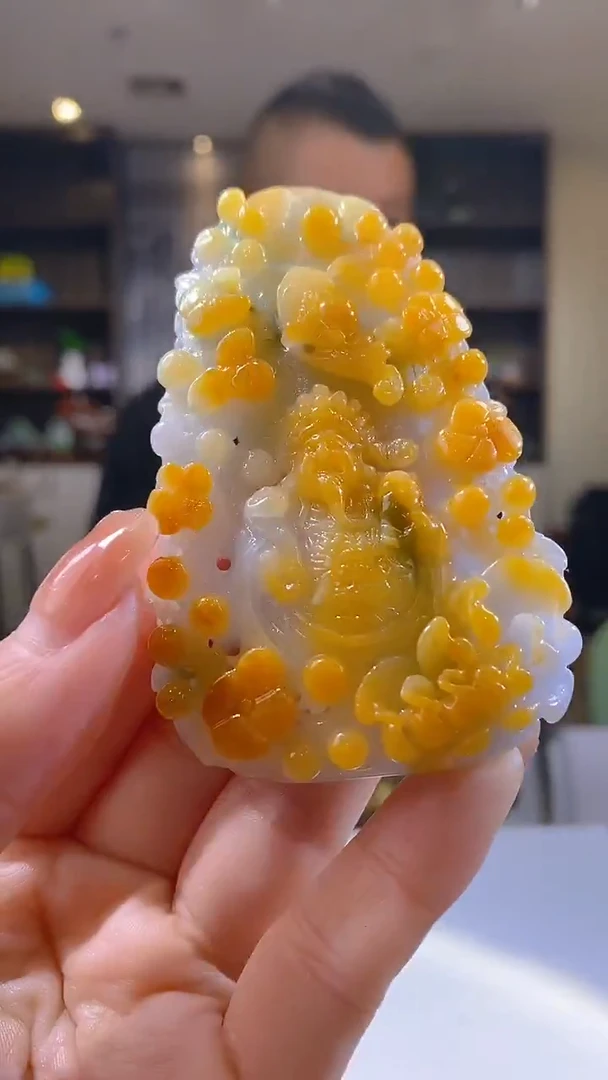 未镶嵌定制翡翠38/1023/W/财神