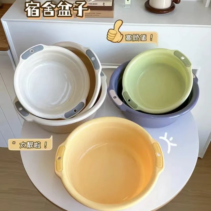 学生盆家用脸盆塑料加厚洗脚盆洗衣盆洗菜盆子儿童婴儿洗脸盆