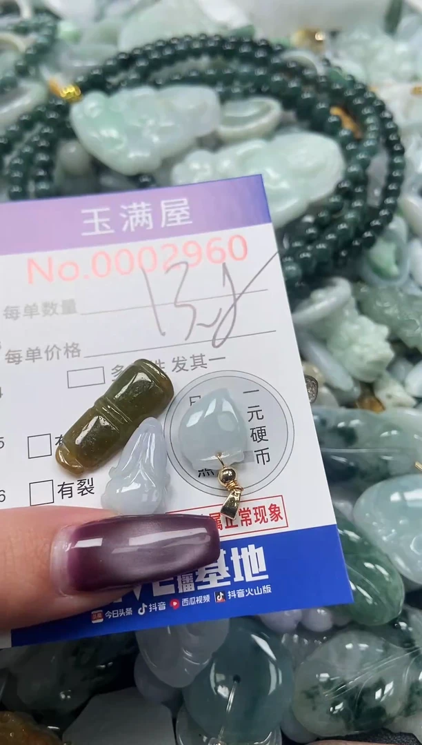 颈饰未镶嵌翡翠2960