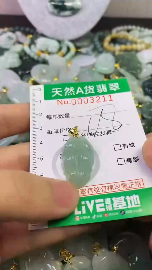 颈饰未镶嵌翡翠未镶嵌天然A货翡翠