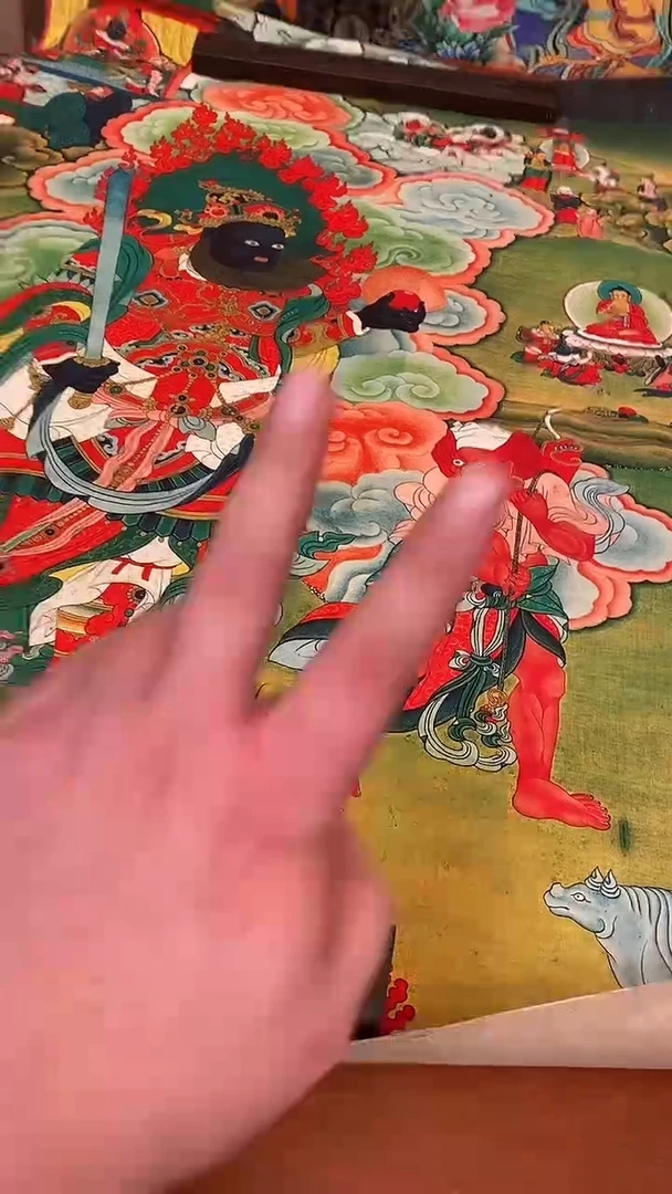 装裱画精美唐卡tk16068