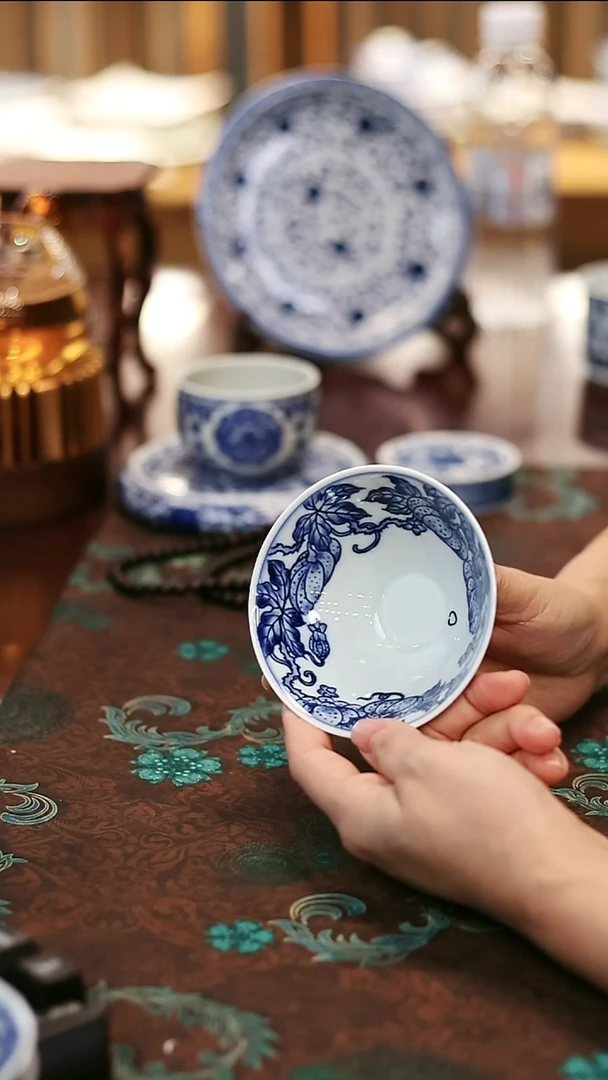 镹曰陶手工手绘茶具微瑕