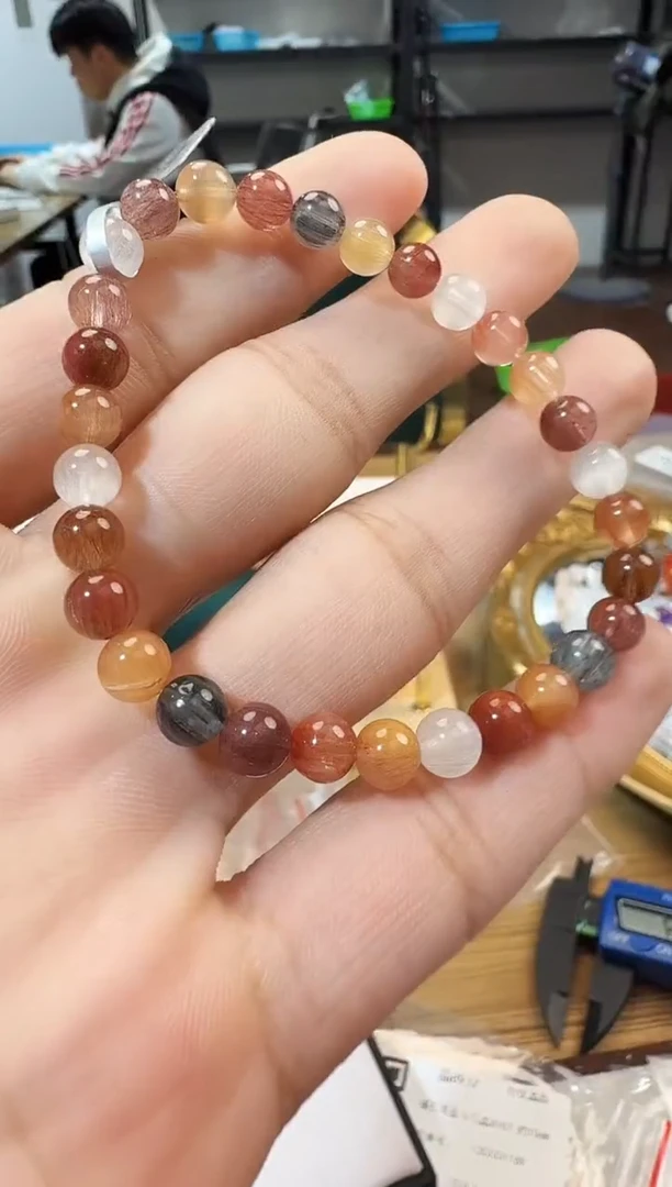 未镶嵌手链水晶晶0137 约6mm 多样性发一件