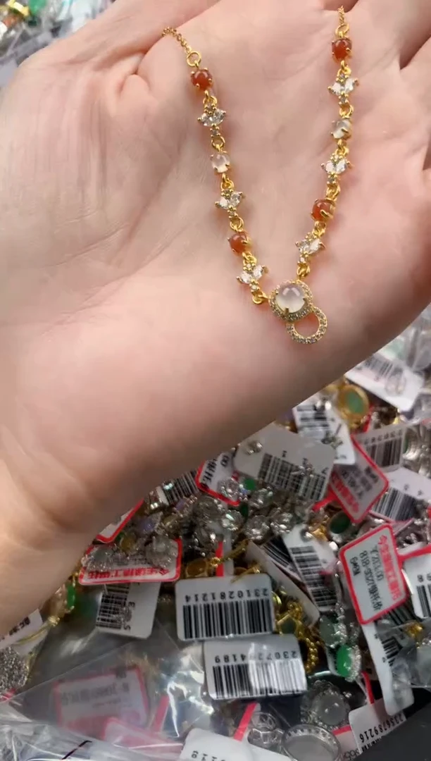 银S925镶嵌戒指翡翠1111----8