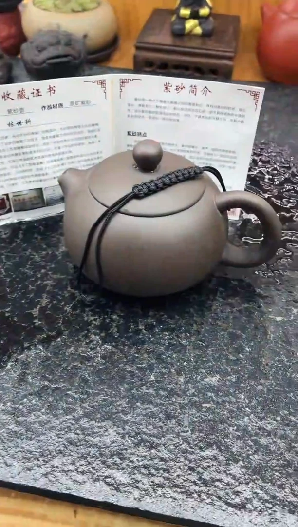 茶壶紫泥(K)黑美人紫泥凤鸣小西施210CC林世科(单壶)