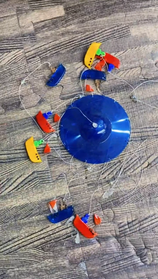 【闪购商品】琉璃手工艺品风铃船