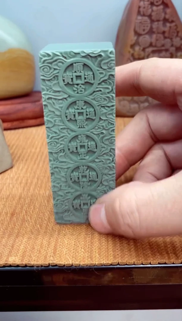 石材石头雕刻刻字摆件