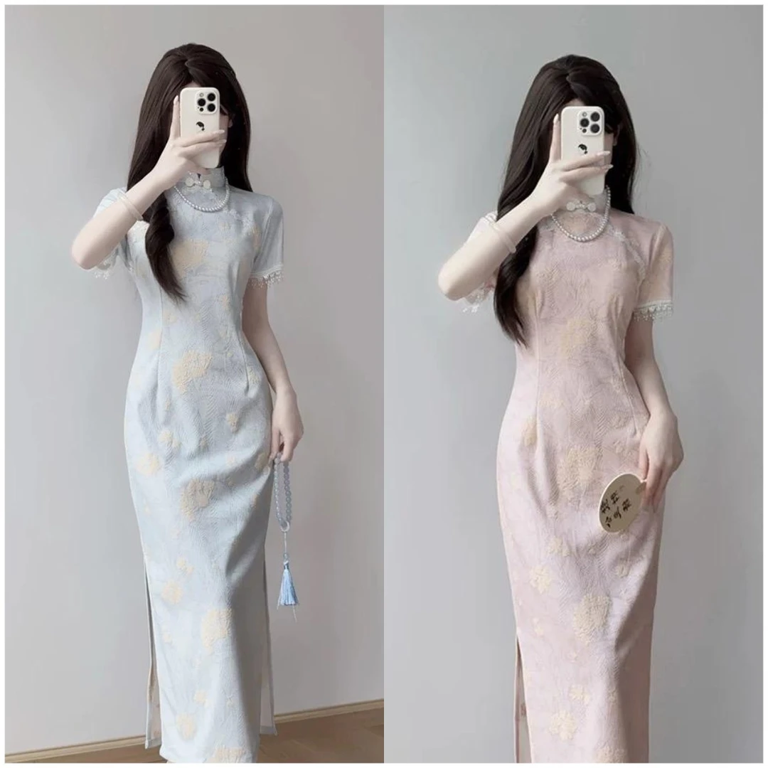 【思秋】2025新款夏季旗袍少女改良绝美气质年轻款新中式显瘦超好看