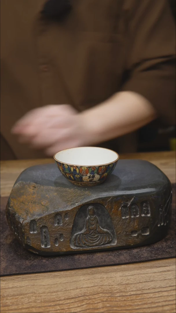 仿古青花敦煌杯028