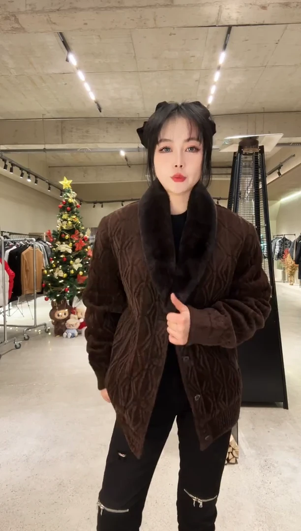 54码（160-175斤）兔毛鹅绒夹克