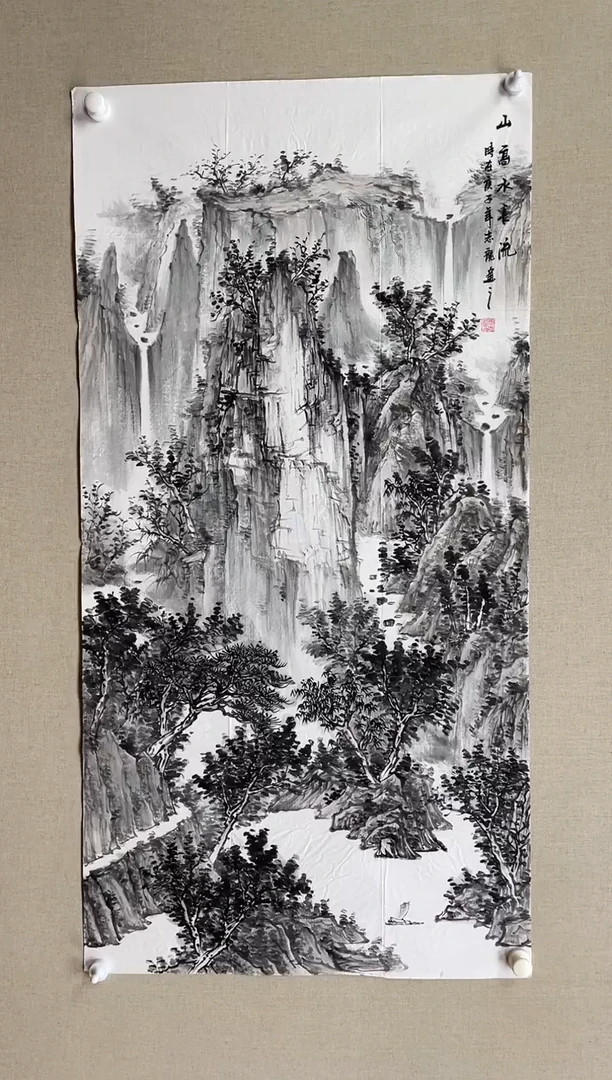 国画138*68 杨志龙杨志龙杨志龙杨志龙