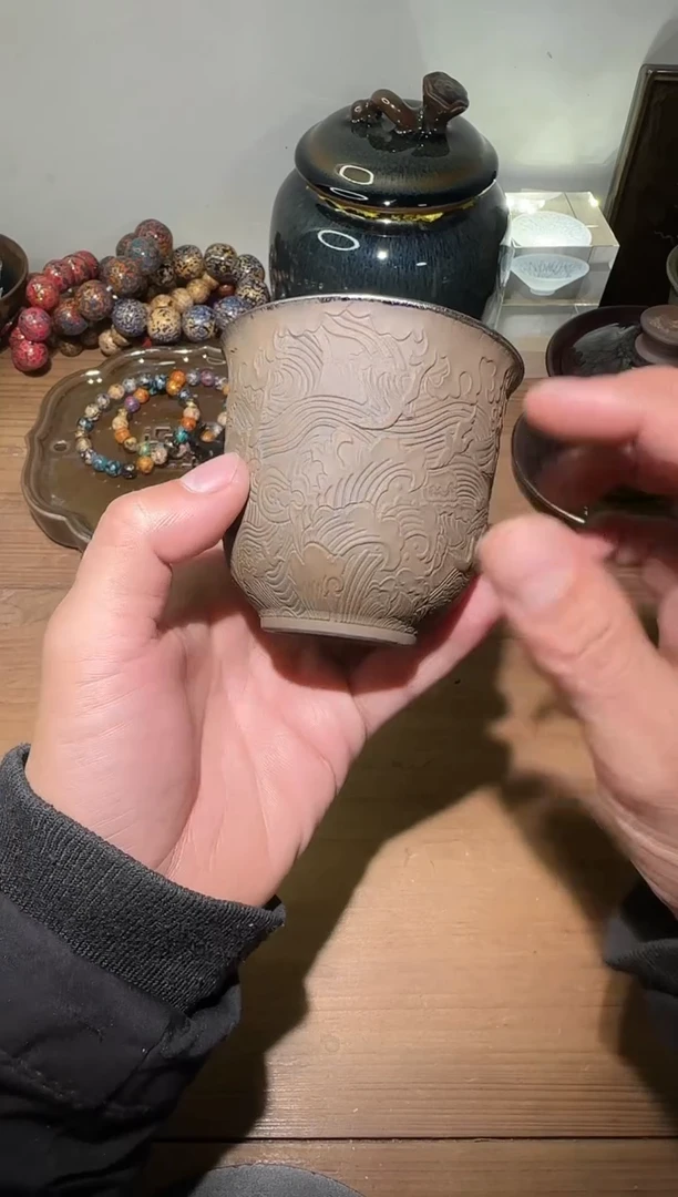 茶盏建阳建盏茶杯一只