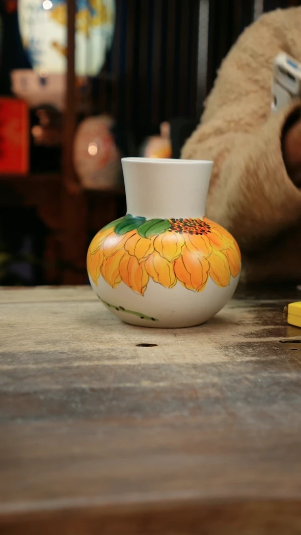 【闪购商品】瓷片景德镇纯手工釉下彩精品花瓶