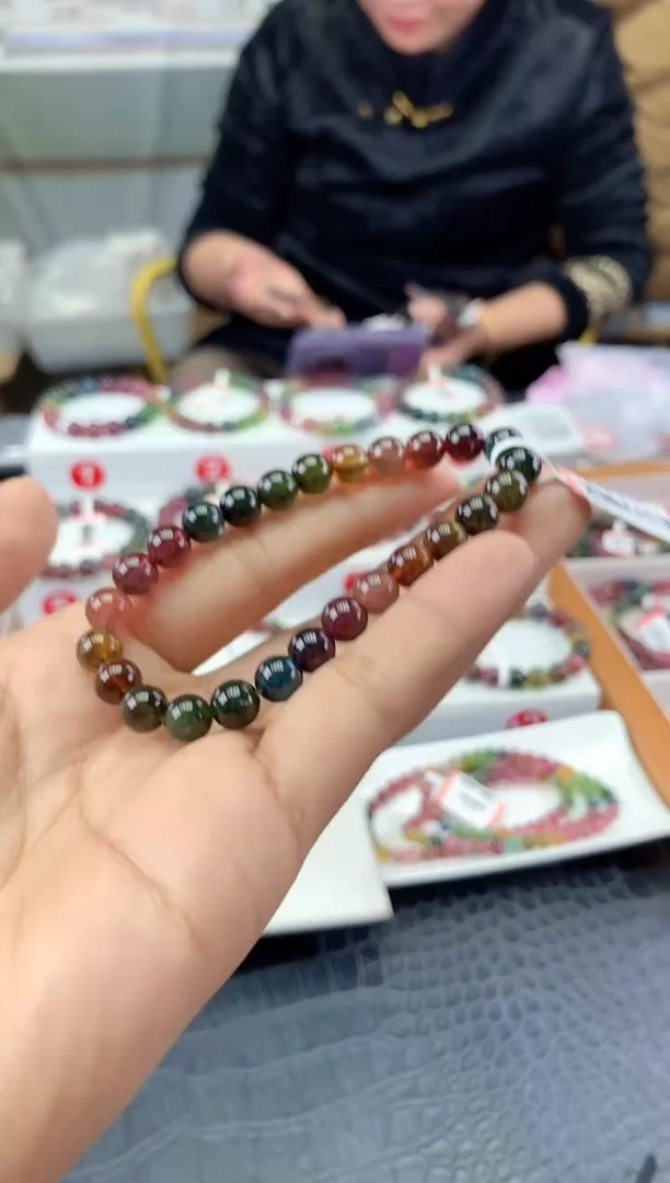 未镶嵌手串碧玺多样性发一条