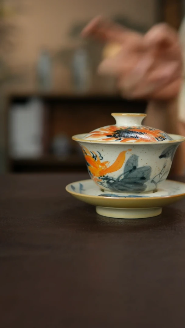 杯景德柴烧手作多人瑕疵