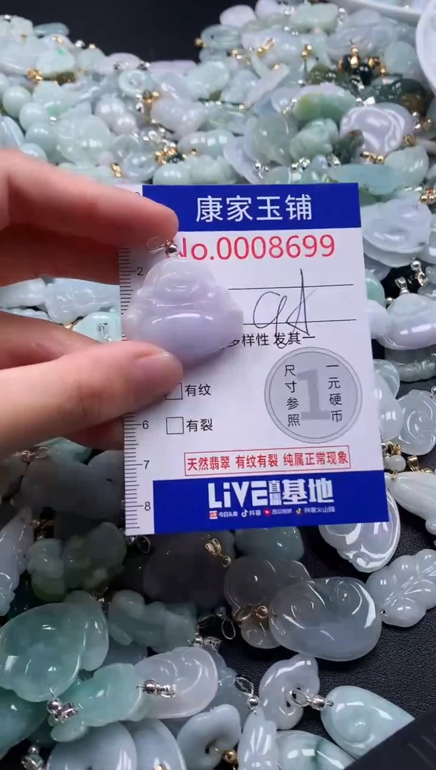 翡翠未镶嵌吊坠(不含链)8699