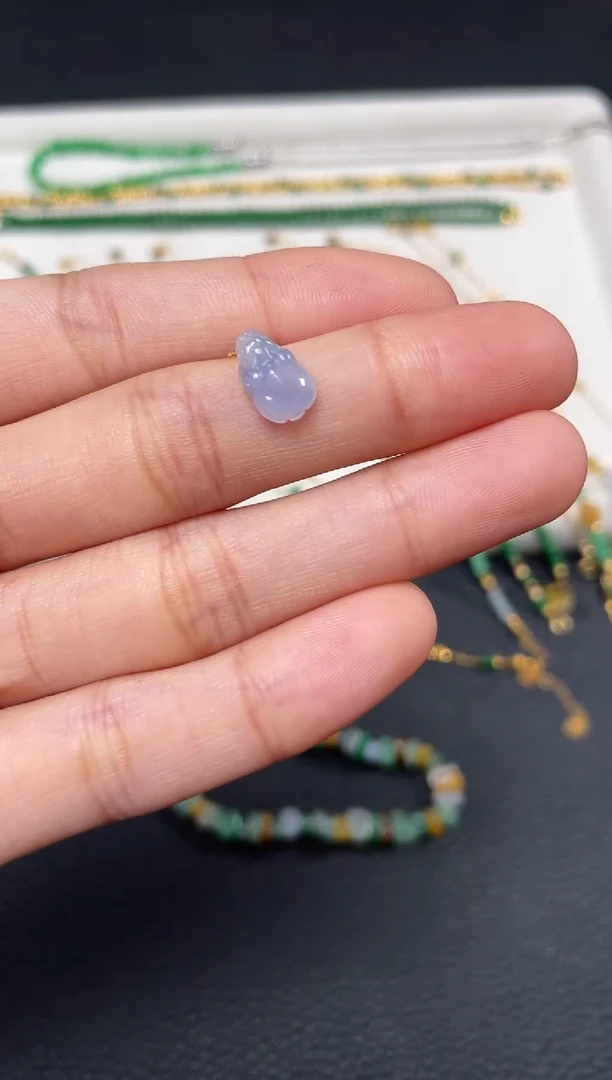 【闪购商品】翡翠吊坠(不含链)18K金镶嵌一个  JK718