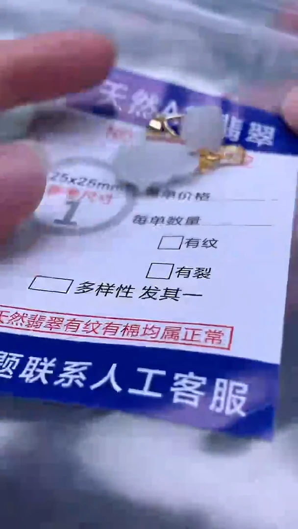 翡翠未镶嵌吊坠(不含链)1
