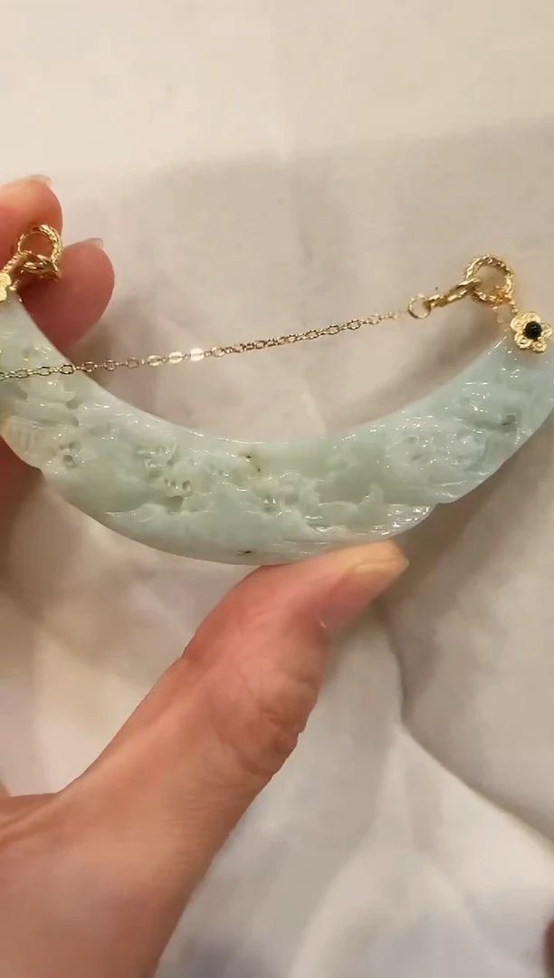 颈饰未镶嵌翡翠国风