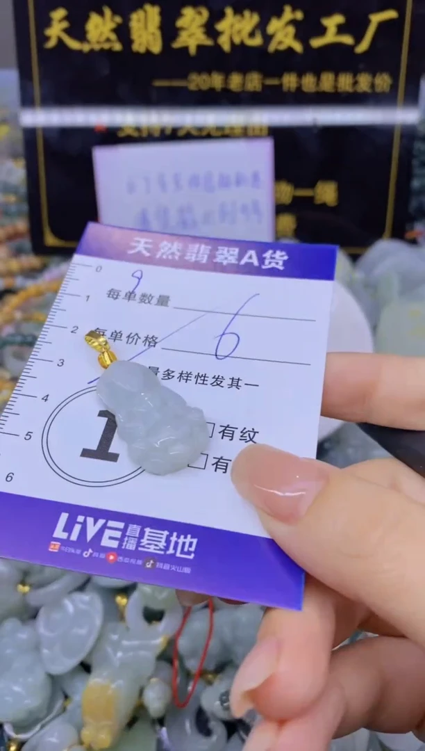 翡翠未镶嵌颈饰天然翡翠A货批量多样性发一件
