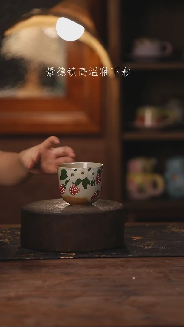 陶瓷景德镇高温釉下手绘陶瓷443