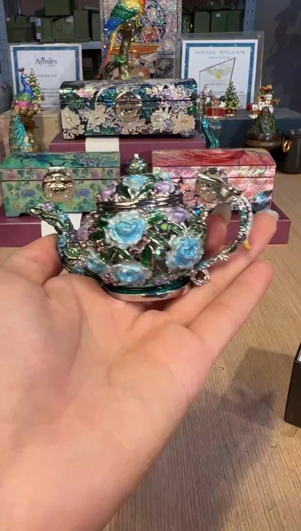 【闪购商品】杯228蓝色蜻蜓把把壶