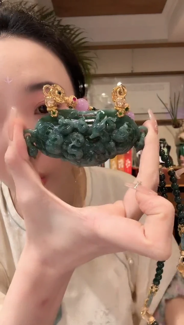 【闪购商品】翡翠颈饰未镶嵌国风