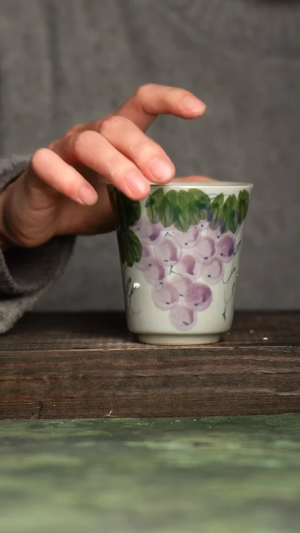 【闪购商品】杯青诗手工手绘瓷器