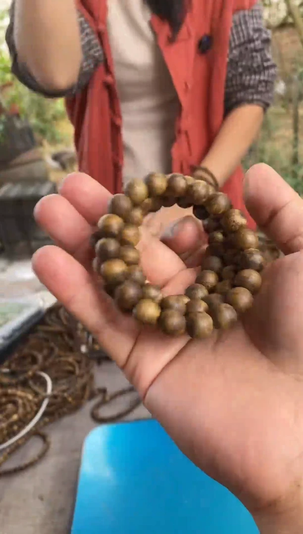 沉香手串1.0圆珠单圈手串多样性发一