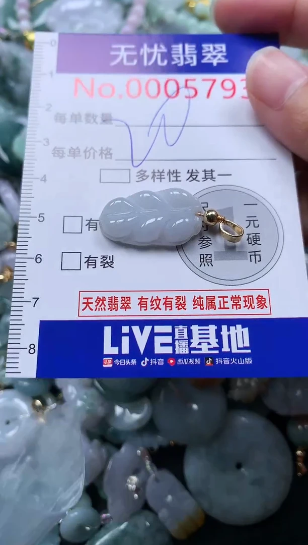 颈饰未镶嵌翡翠5793