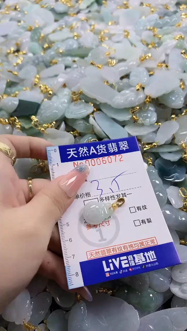 颈饰未镶嵌翡翠天然A货翡翠