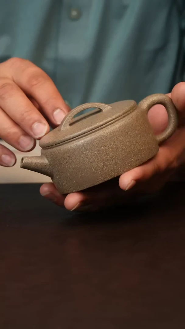 茶壶紫砂原矿紫砂青段汉瓦