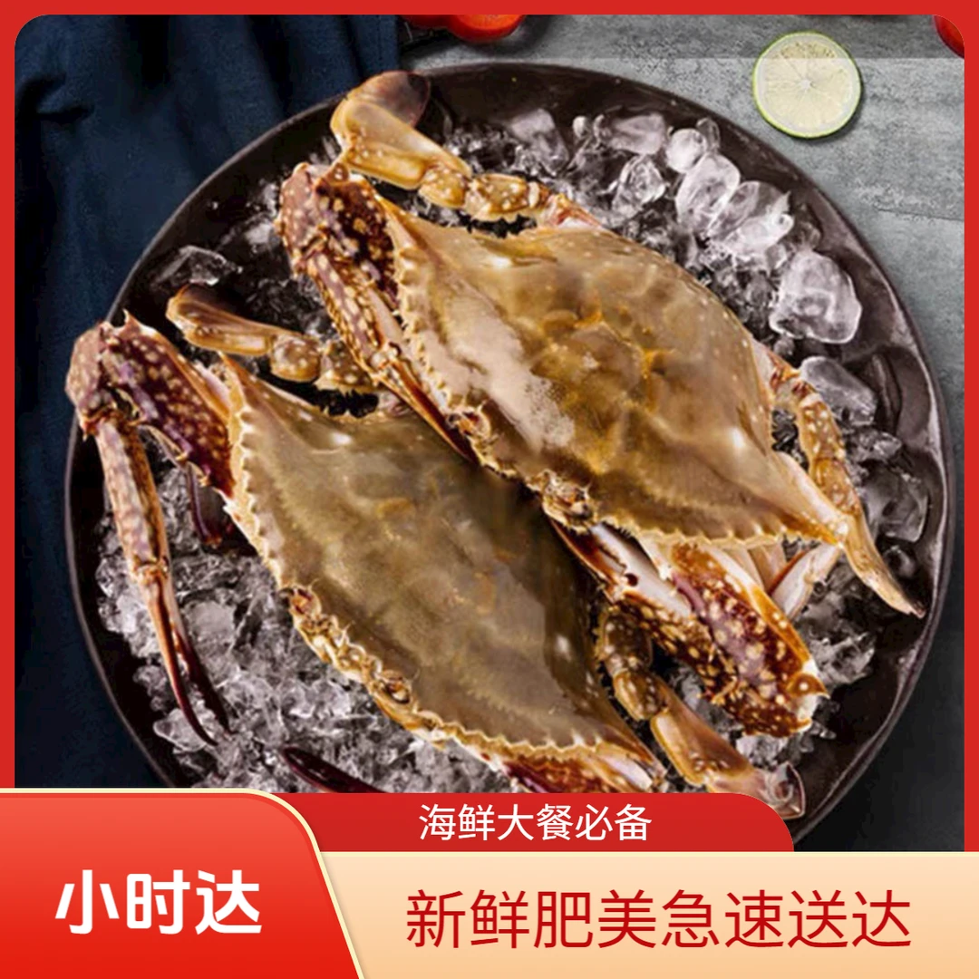 （保鲜）梭子蟹3斤-10斤，2~5两每只【保鲜不保活】海捕蟹个别掉腿属于正常
