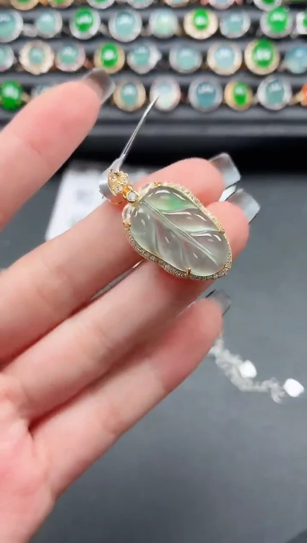 翡翠戒指银S925镶嵌111111