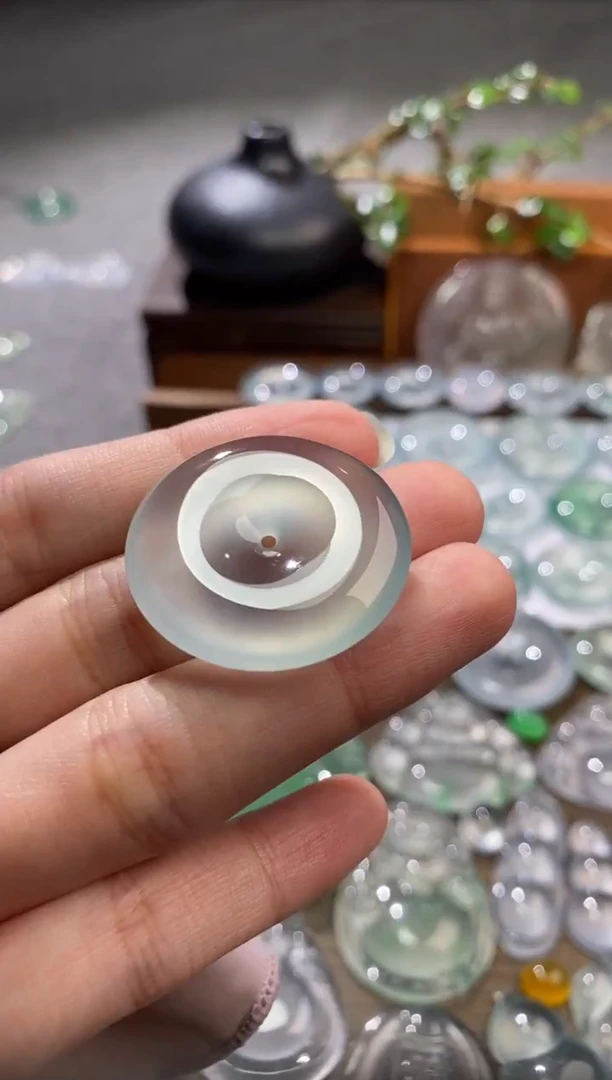 吊坠(不含链)未镶嵌翡翠扣子