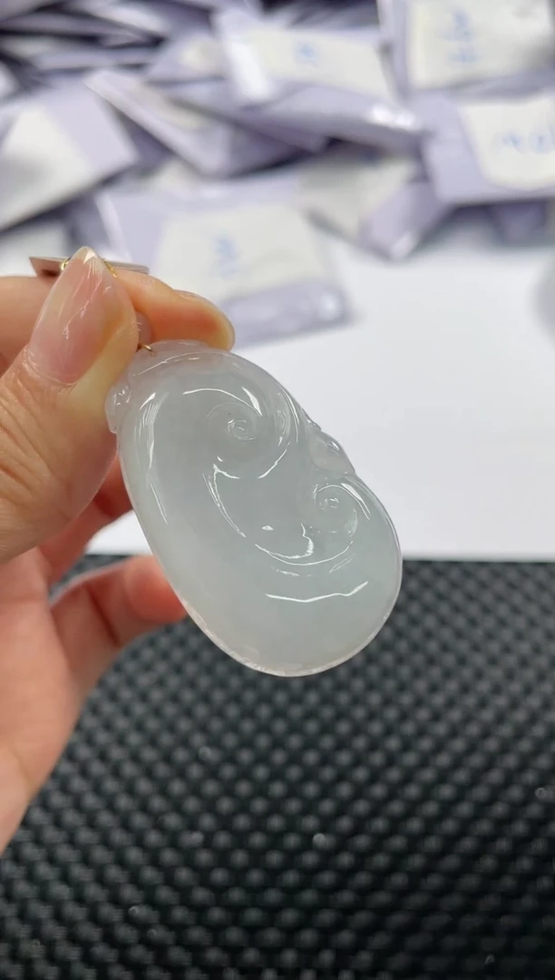 颈饰合金翡翠基地发货H 9380 如意