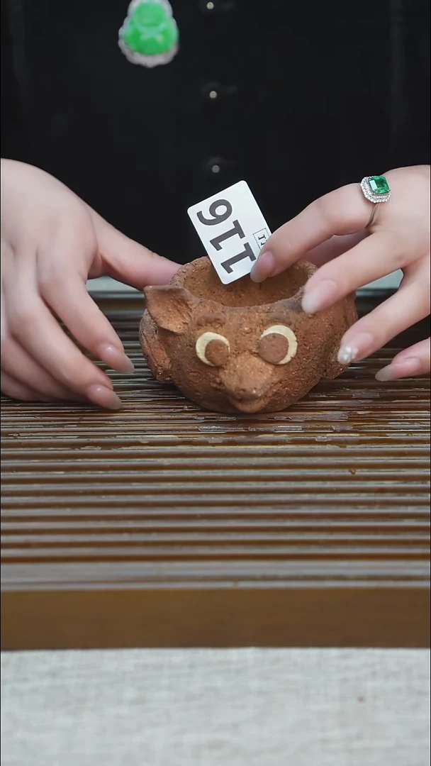 纯手工粗陶茶具每一只不一样