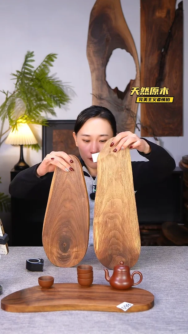 木北美黑胡桃原木.干裂疤结不属于商品质量问题完美主义者慎拍