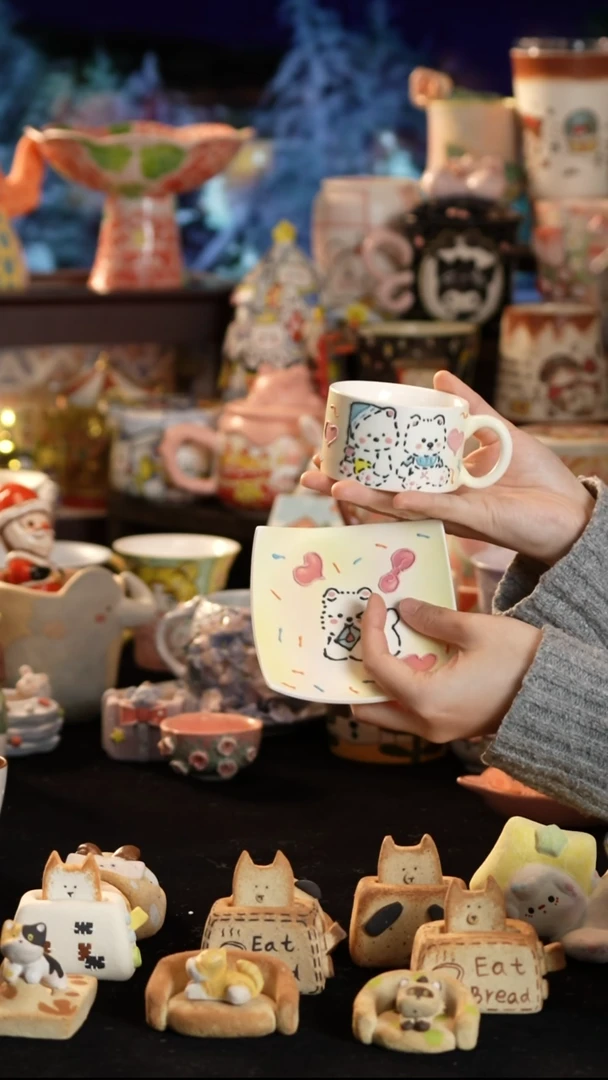 其他陶景德镇釉下彩手绘设计师款陶瓷