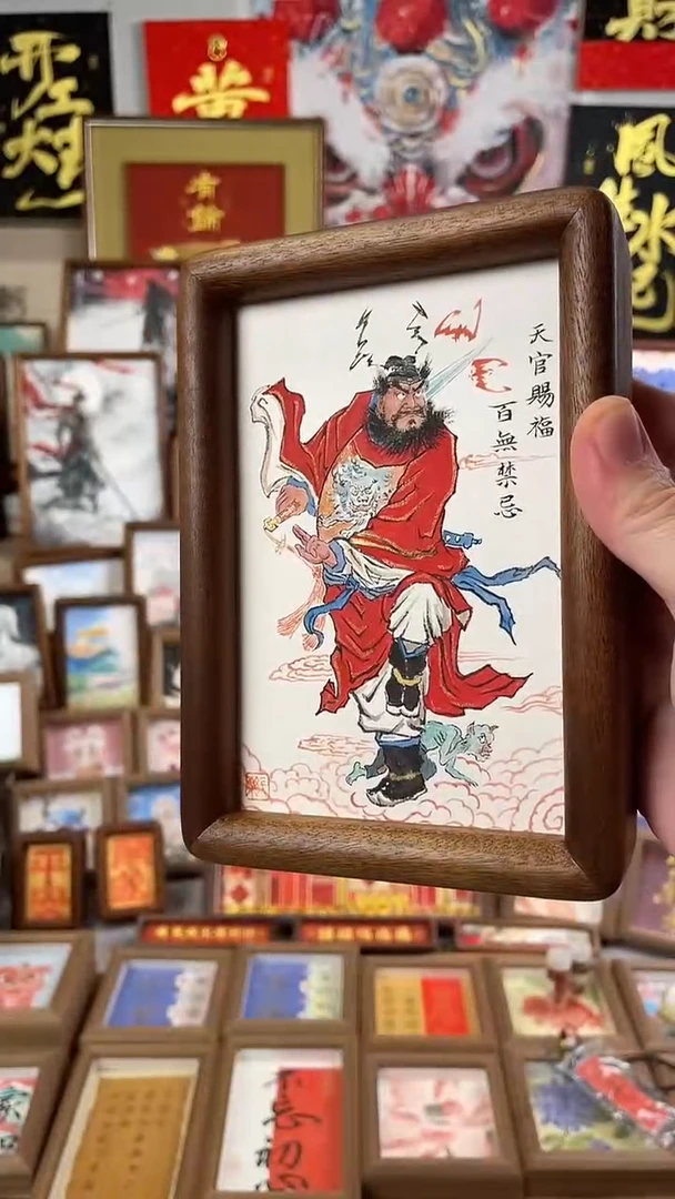 国画纯手绘书法绘画作品