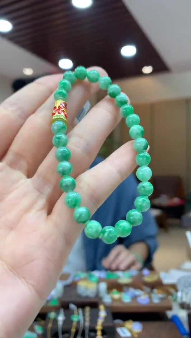 未镶嵌手串翡翠手串