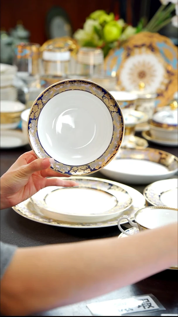 瓷片6英寸水果碗1个