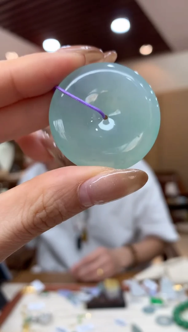 吊坠(不含链)未镶嵌翡翠平安扣