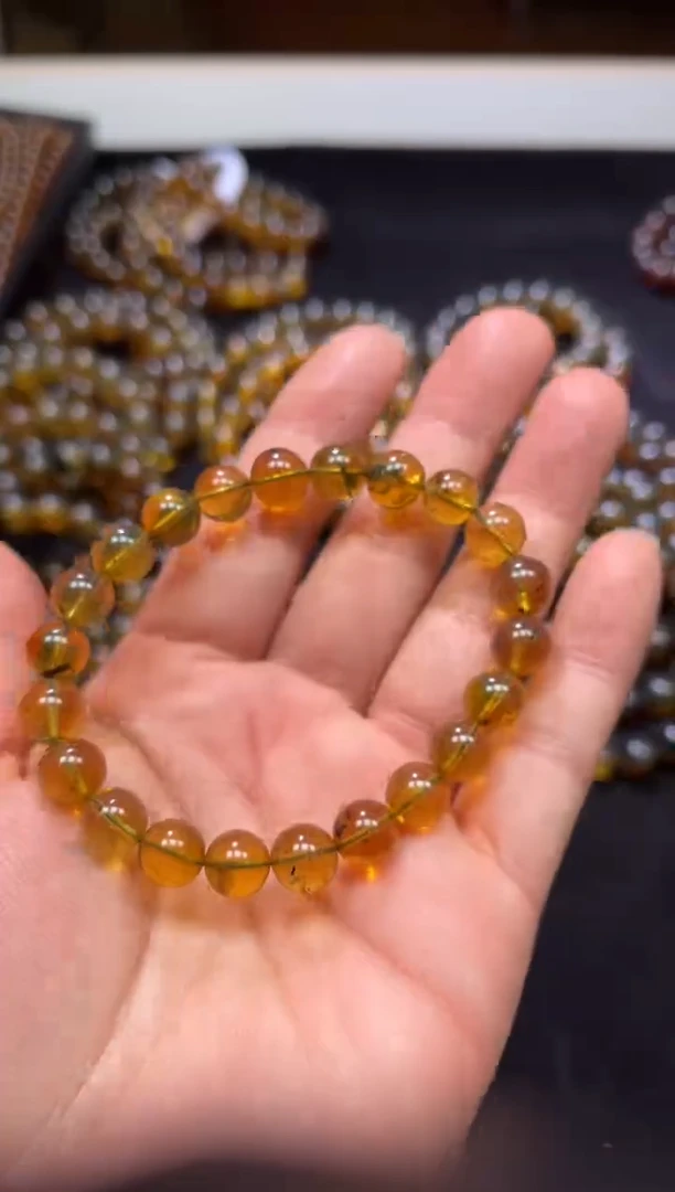 未镶嵌琥珀手串8mm缅甸琥珀手串