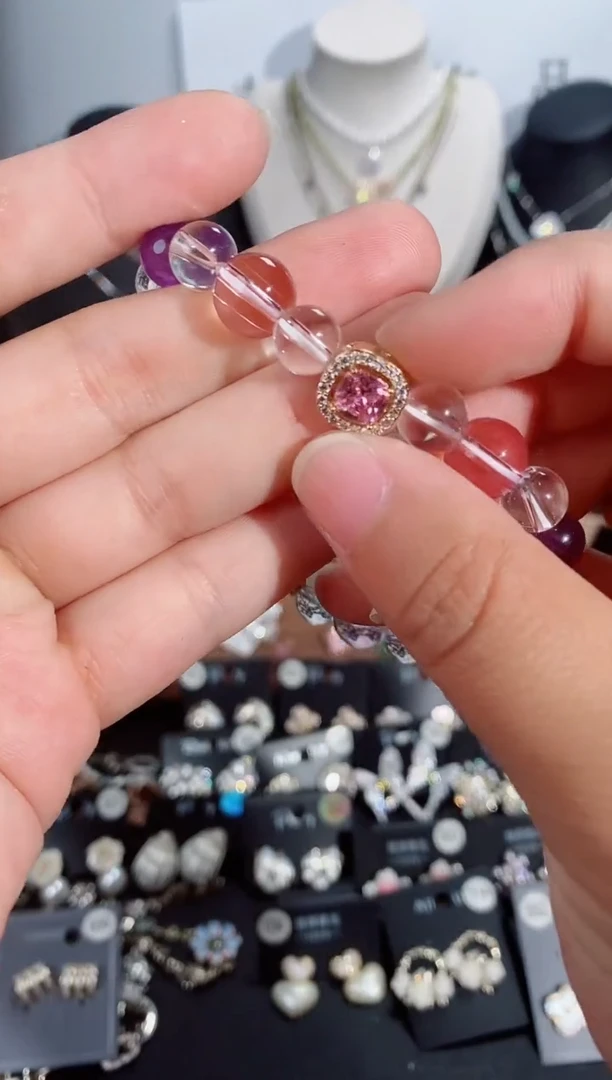 铜合金无925银手链7212