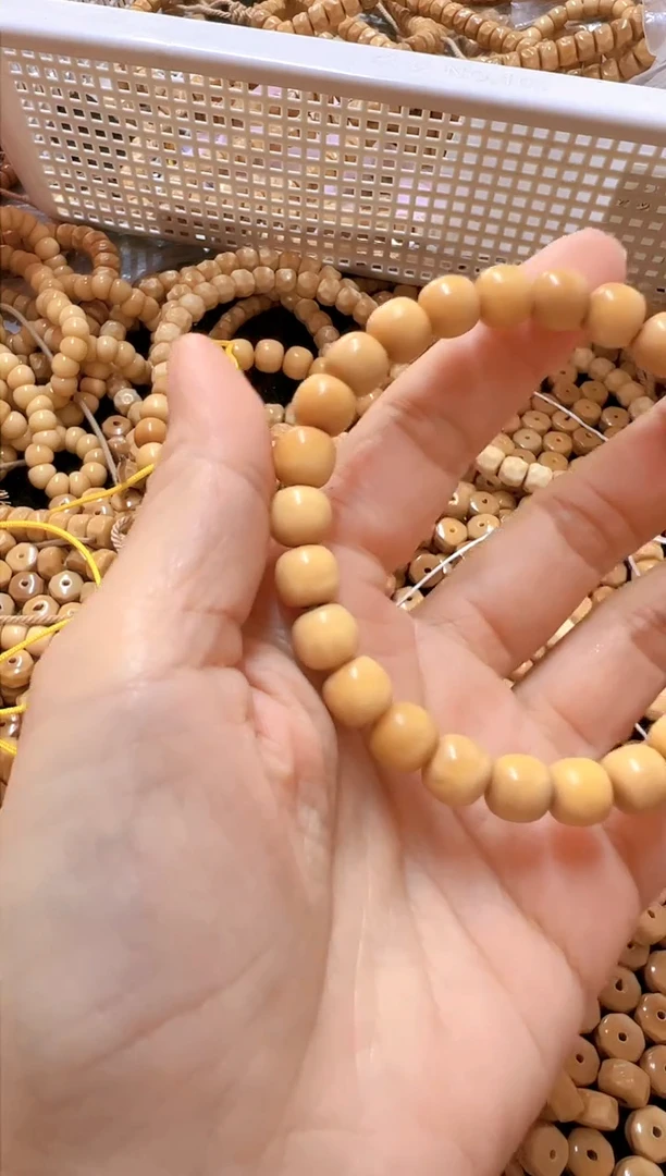 【闪购商品】菩提根/象牙果手串龙脊卡9老型单圈 17号