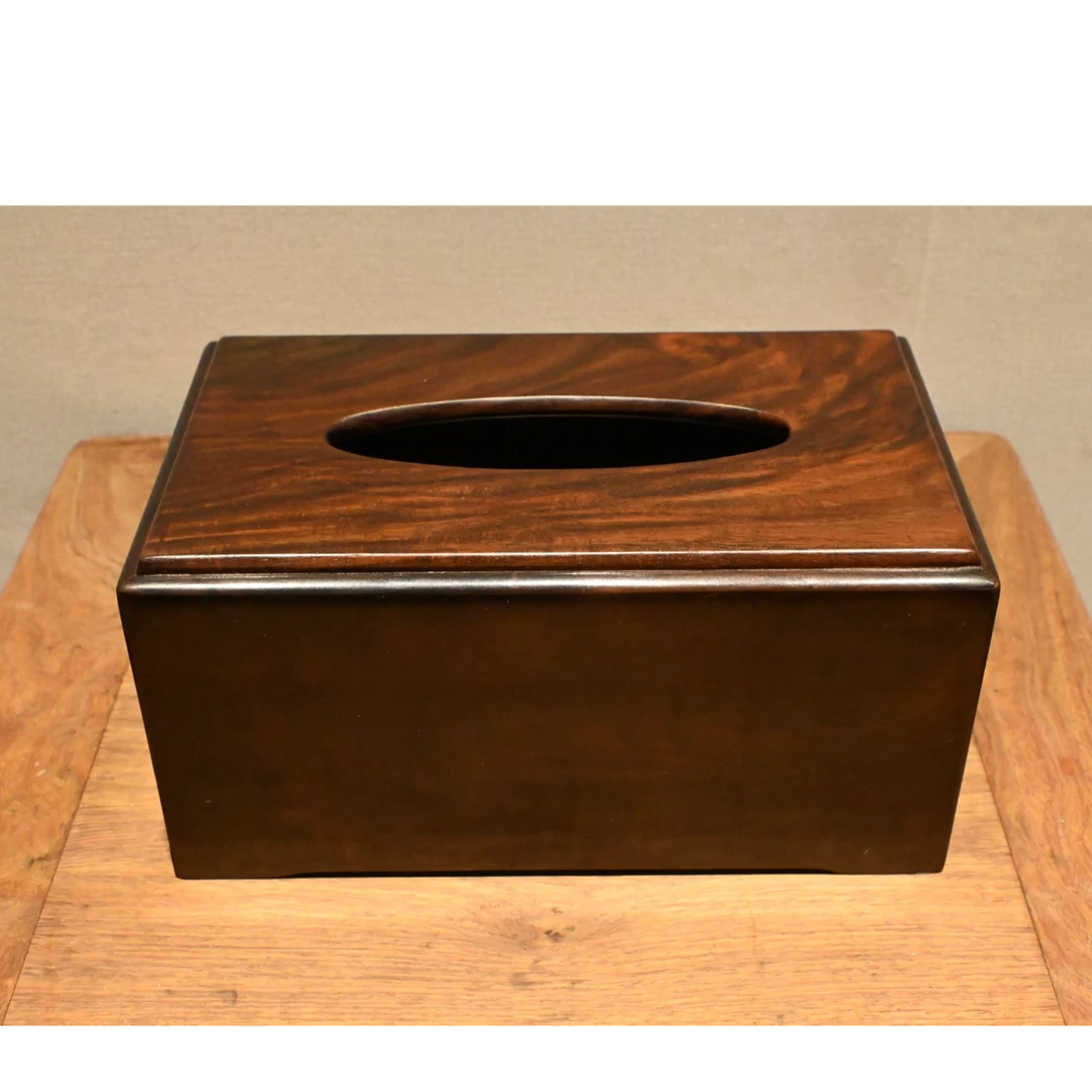 老挝大红酸枝 纸巾盒